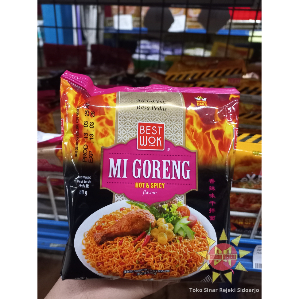 

Best Wok Mie Goreng Hot & Spicy 80 gram