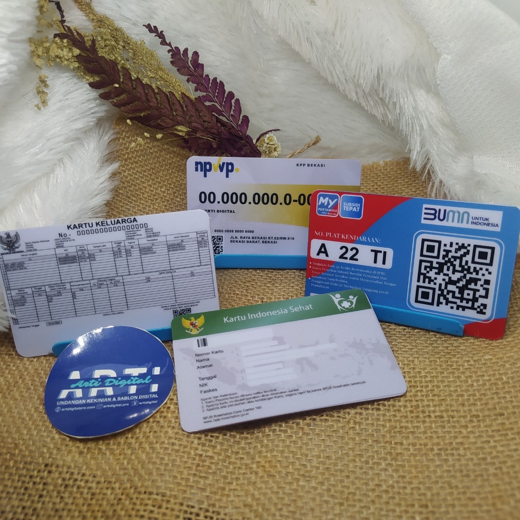 

Cetak Kartu PVC Card Instan anti air