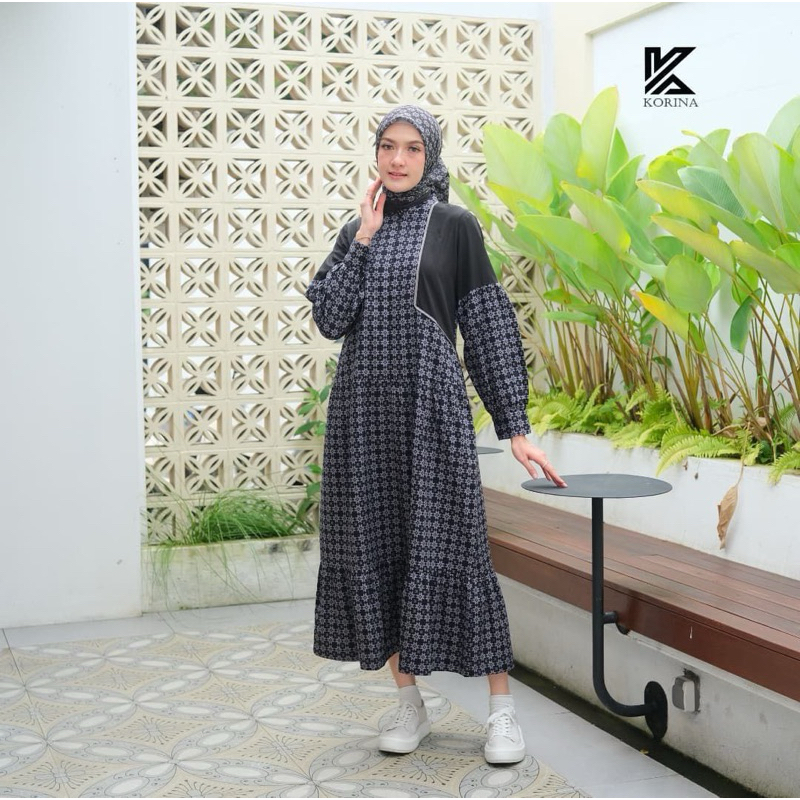 READY Zahra Marni Midi Dress by Korina