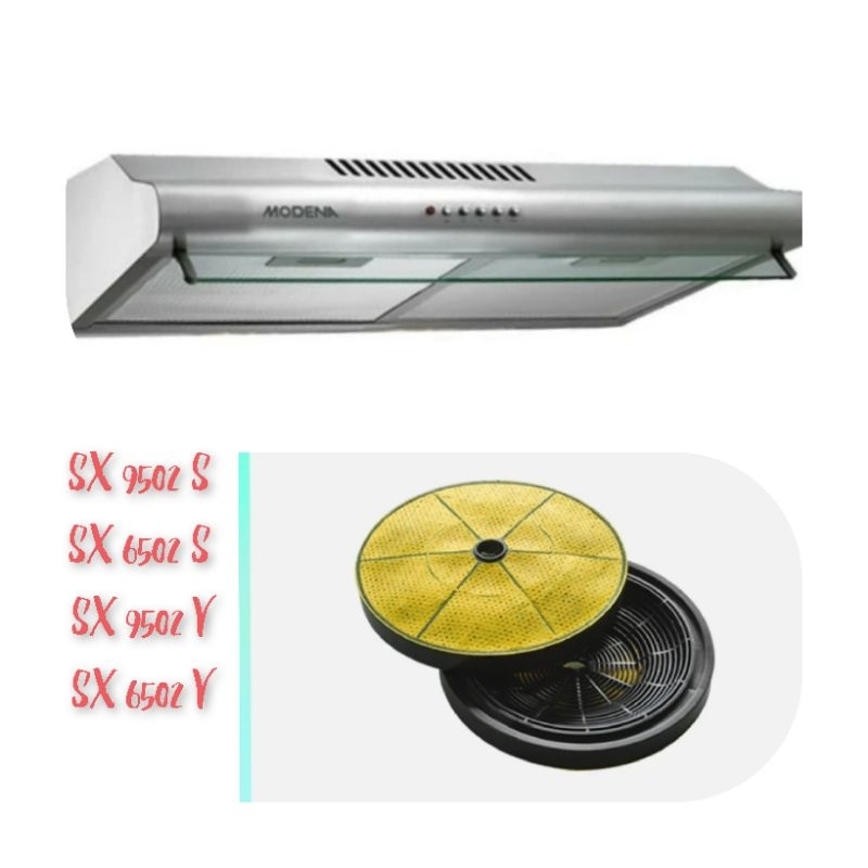 carbon filter modena sx 6501s , sx 9502s, sx6501v,sx9502v