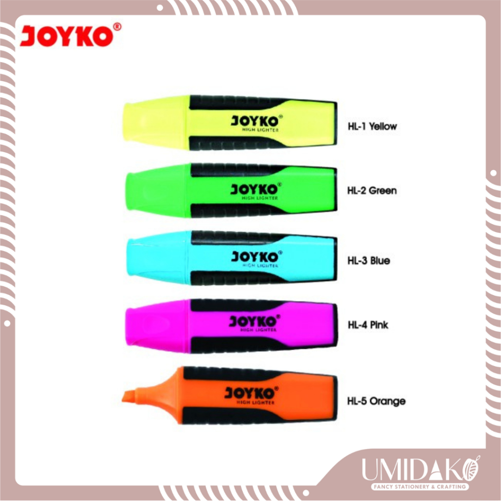 

[UMIDAKO] HIGHLIGHTER/STABILO JOYKO | STABILO PENANDA KATA PENTING