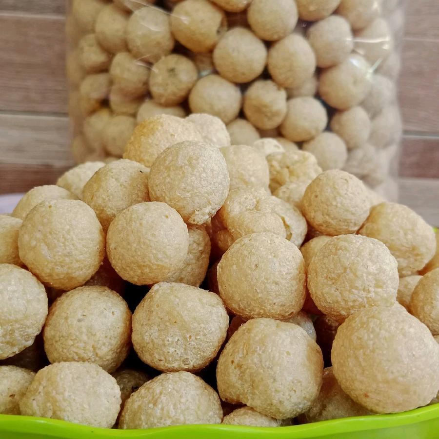 

Tahu Bulat Mini Crispy Renyah dan Alami Tahu Bulat Renyah Gurih Rasa Original