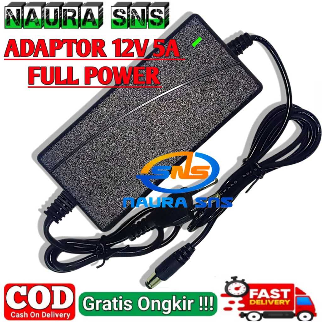 T2T Adaptor 12v 5A / Adaptor Pompa Dc 12v / Lamu Led / Power suplay RBU