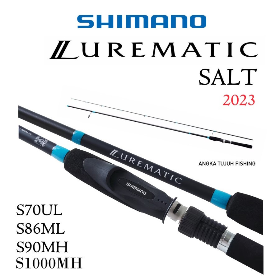 Joran Shimano Lurematic Salt Rod 2023 Model Joran Pancing Laut - #S90MH