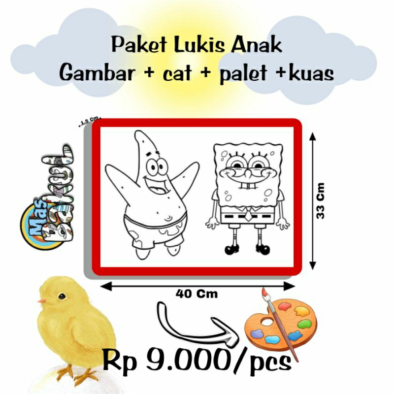 

Paket Sterofoam Lukis Anti letoy,2 gambar kiri kanan Termurah,33cmx40cmx1,5cm