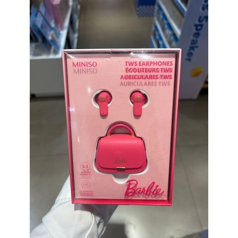 TWS Earphones Barbie / earphone miniso barbie / earphone bluetooth barbie / earphone tas barbie