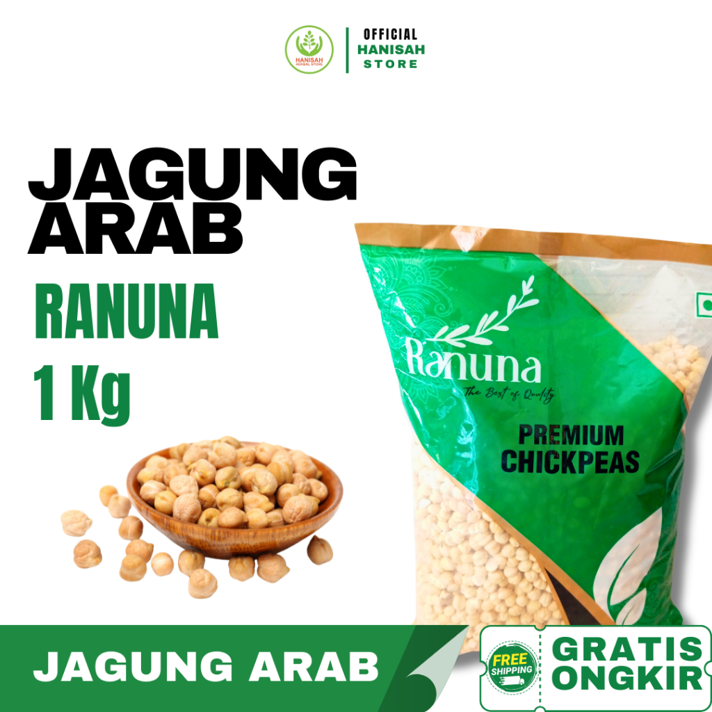 

KACANG ARAB RANUNA ORIGINAL 1 KG |Kacang Arab Premium | Kacang Arab Ranuna | Kacang Panggang Gurih | Oleh-oleh Haji/Umroh | Snack Sehat