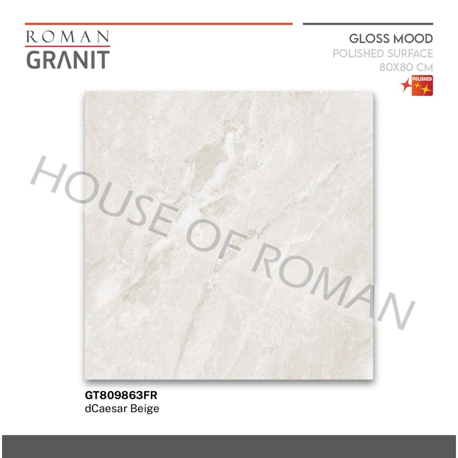 ROMAN GRANIT dCaesar Beige 80x80 GT809863FR ROMAN GRANIT