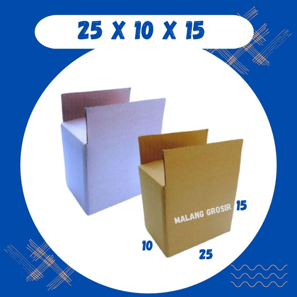 

Box 25x10x15 Kardus A0 Packing Karton Dus Kotak Kemasan Obat Mainan Olshop Souvenir Jamu Sparepart