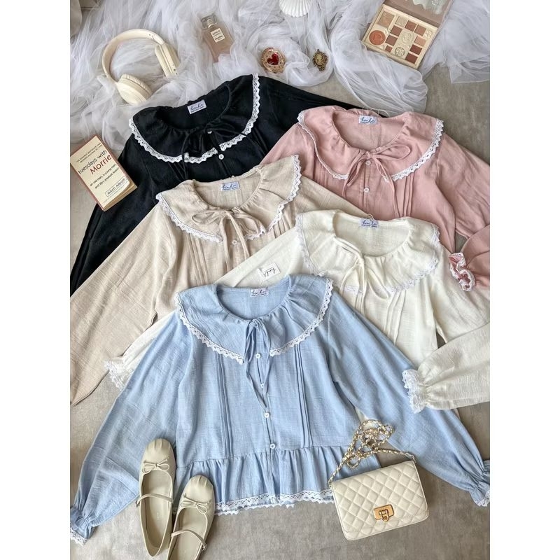 preloved Blouse by Kimka Hijab | babyblue