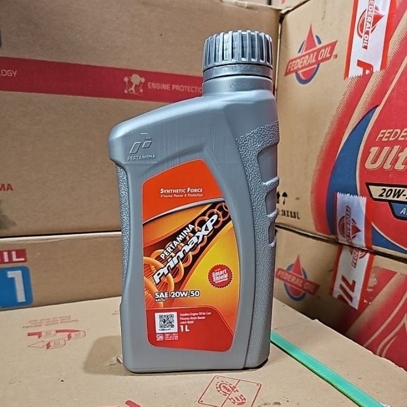 Oli Prima XP 1 Liter SAE 20W-50/Oli Mesin Mobil Bensin