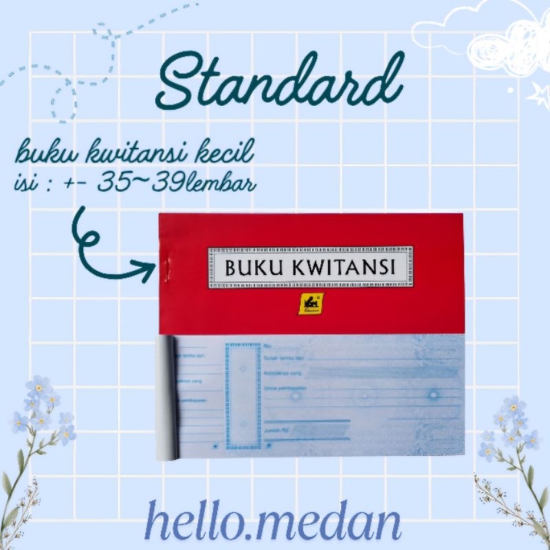 

( 1 Pcs ) Buku Kwitansi Merek Standard - Kecil