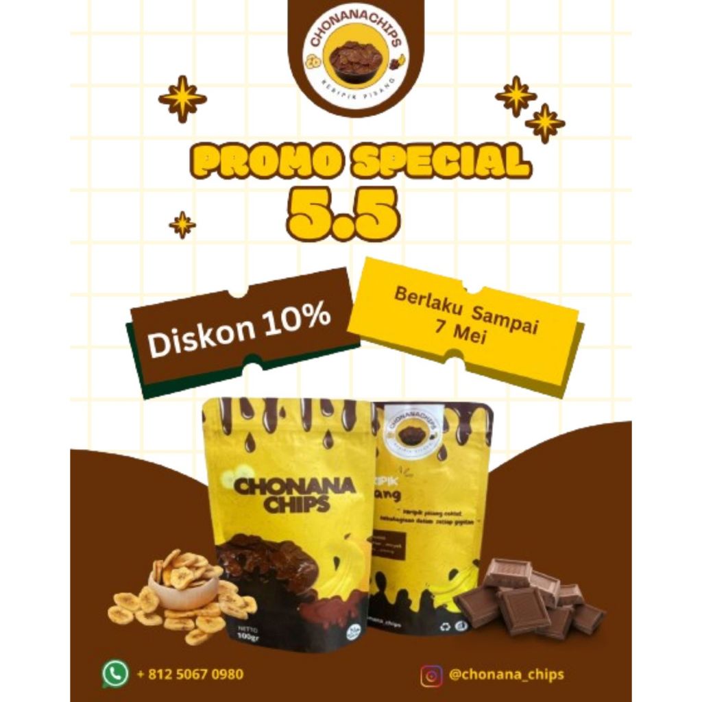 

KERIPIK PISANG COKLAT