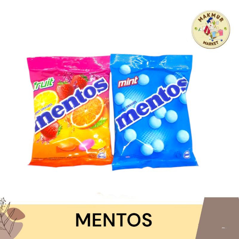 

Mentos Permen Mint Zak - Netto 135 gr.