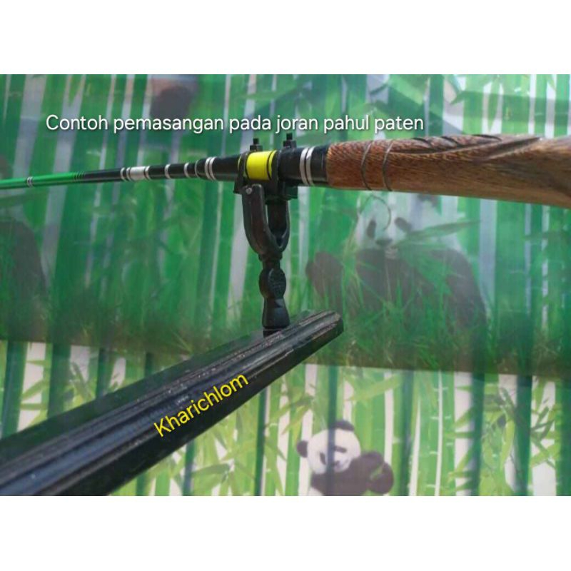 RB Saka libra mini pion + dudukan/standar kayu satu set kanco sensitip joran timbang dudukan jeujeur