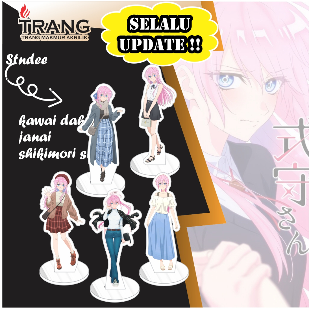 Standee Figure Akrilik KAWAII DAKE JA NAI SHIKIMORI-SAN / Standing Action figure Acrylic shikimori's