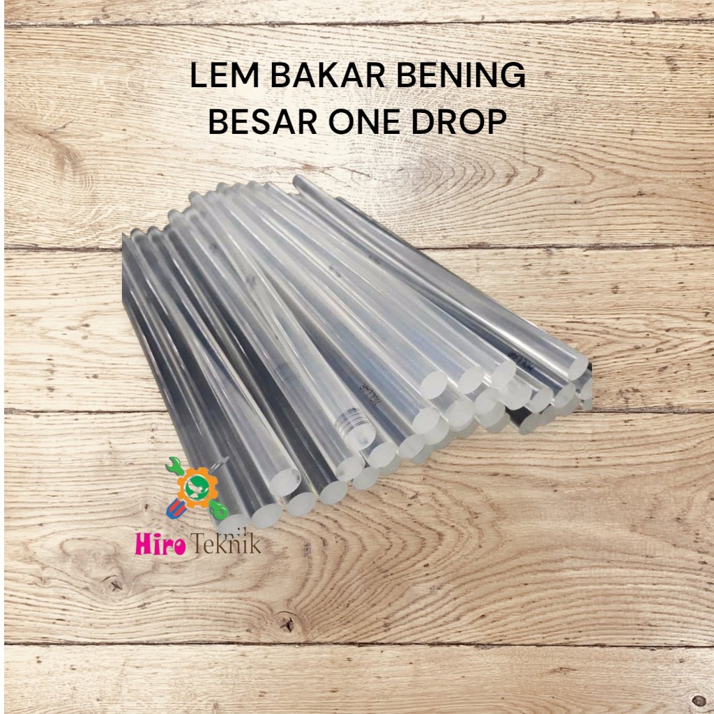 

LEM BAKAR BENING BESAR ONE DROP/LEM TEMBAK BESAR 1pcs/LEM BATANG/GLUE STICK /REFIL GLUE STIK BIG