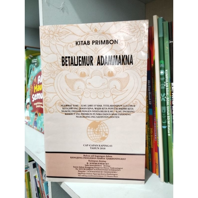 KITAB PRIMBON BETALJEMUR ADAMMAKNA BAHASA JAWA