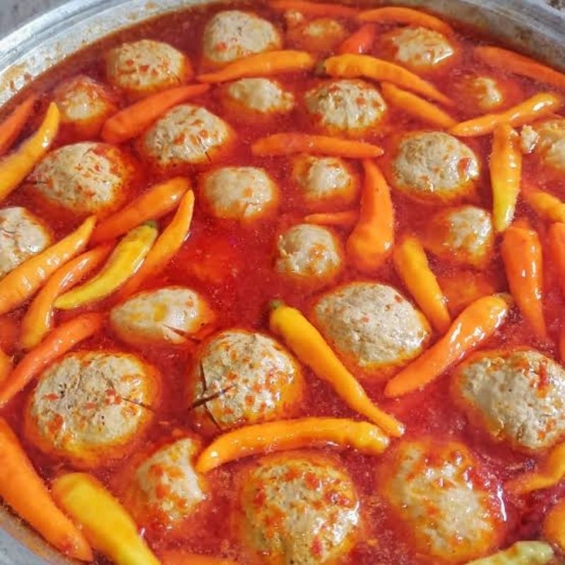 

pentol kuah cabe