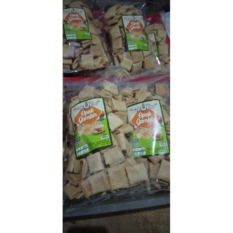 

semprong / opak Gambir lipat mini