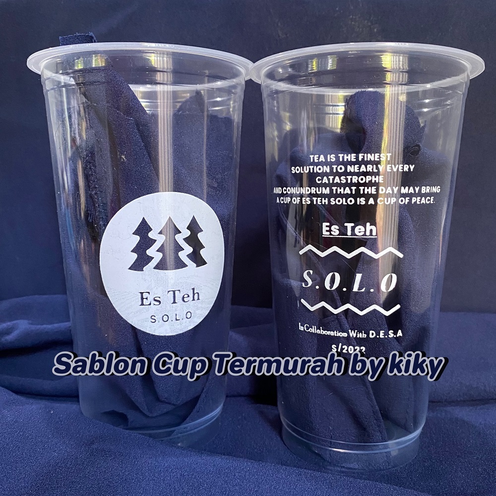 HOK 22OZ SLIM - SABLON + CUP | TEH SOLO |TEH CANDU|MAGIC WATER| TEH NUSANTARA | TEH DESA