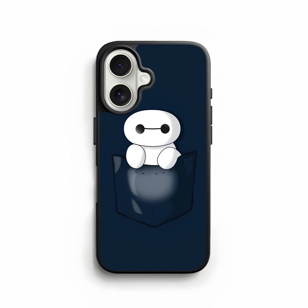 Case Iphone 16 16e 15 14 13 12 11 X Xs Xr SE 8 7 6 5 Pro Max Mini Plus Casing Baymax Big Hero in Poc