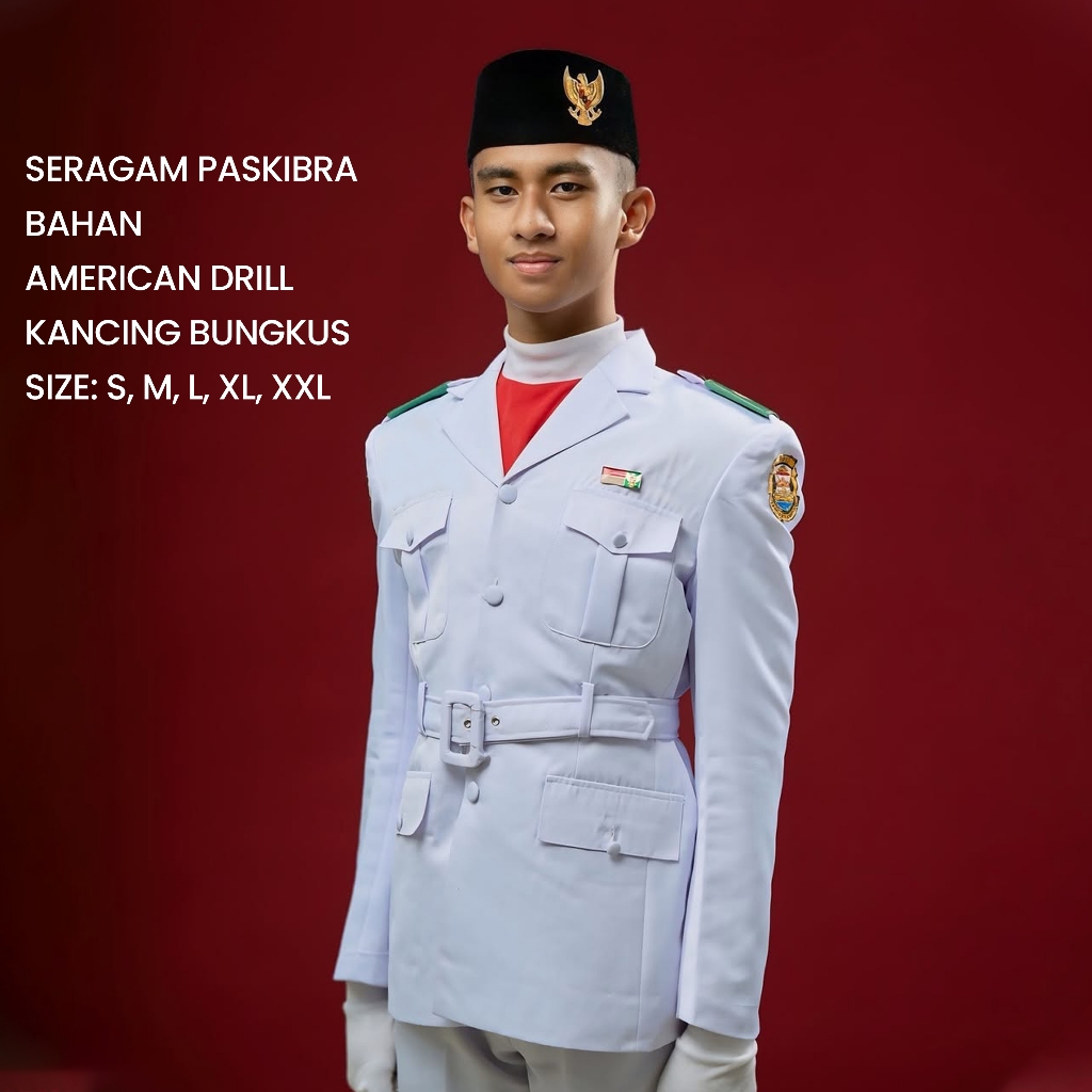 Baju PDU Paskibra / Seragam Paskibra Paskibraka Setelan Paskibra Lengkap