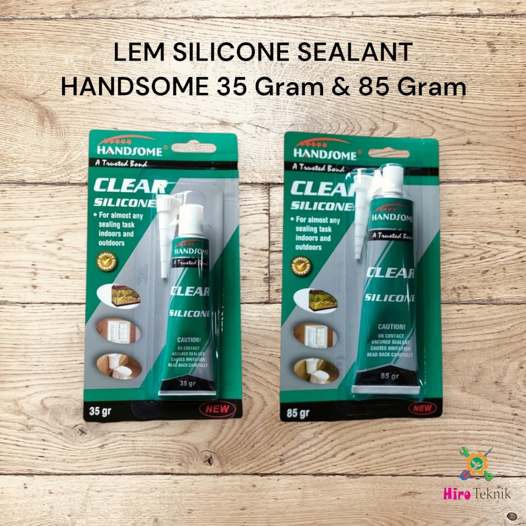 

LEM SILICONE SEALANT HANDSOME 35 Gram & 85 Gram