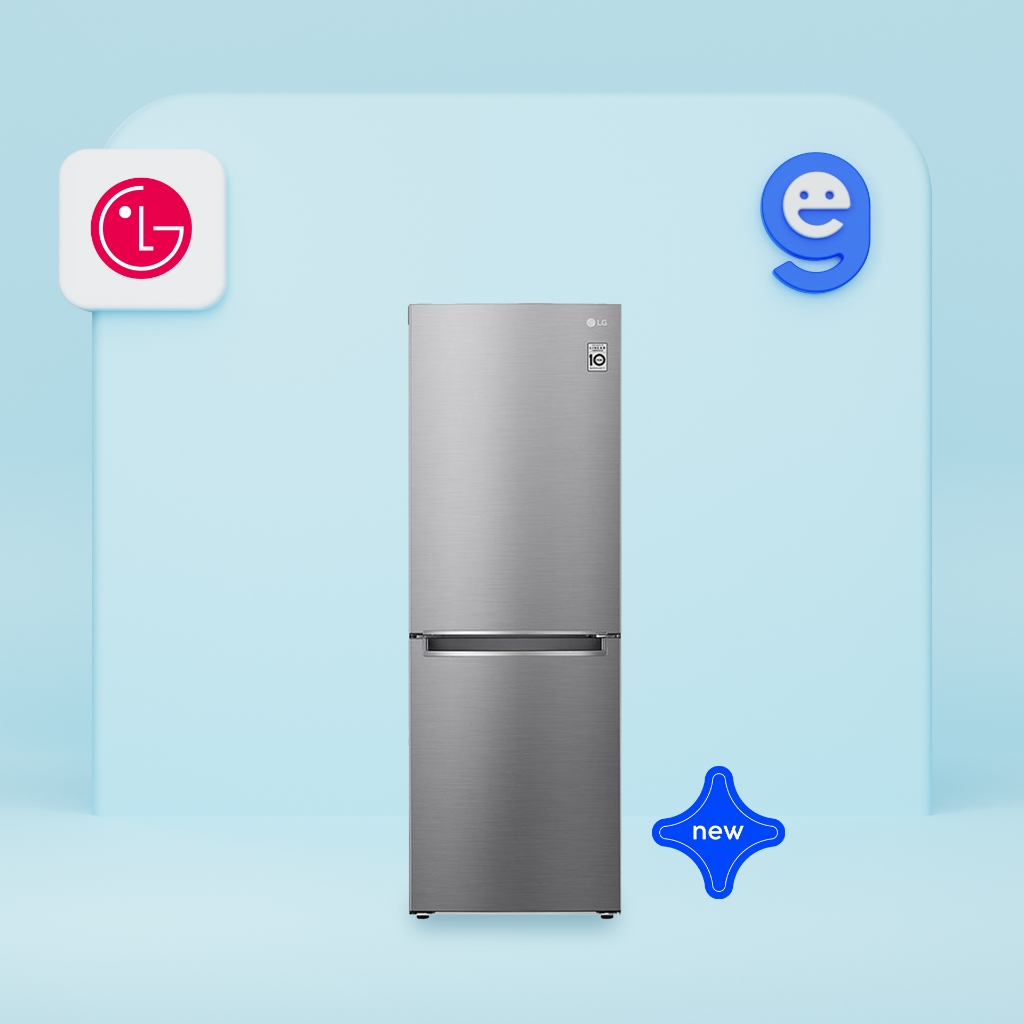 LG Kulkas 2 Pintu Freezer Bawah GN-B389FLDM / GNB389FLDM / GNB389 / 389FLDM