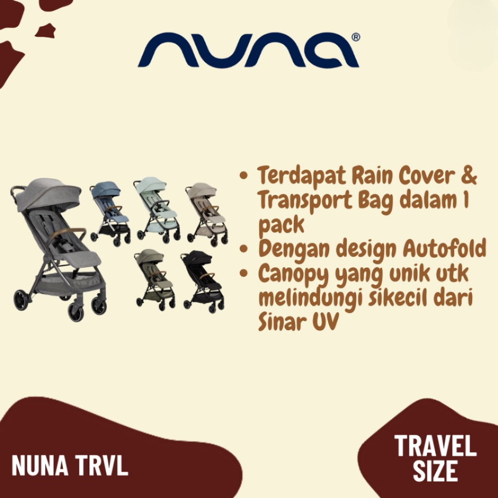 Stroller Nuna travel - Kereta Dorong Bayi - Stroller Bayi