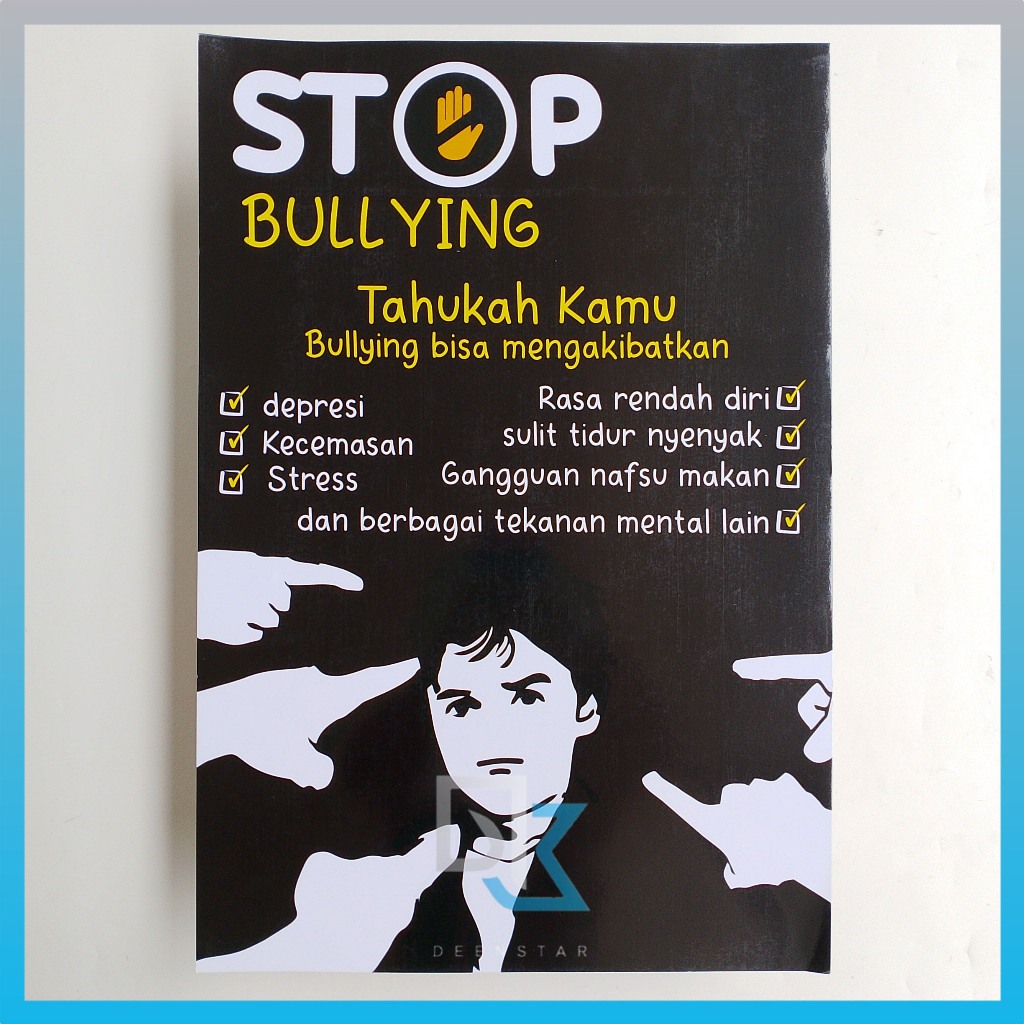 Poster Stop Bullying, Akibat Bullying, Poster Sekolah, Perundungan Sekolah