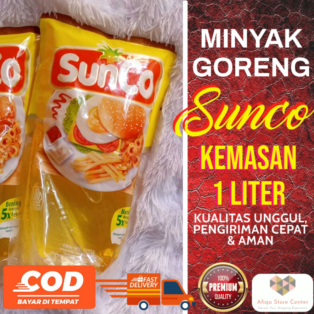 

Minyak Goreng Sunco 1 Liter – Jernih, Tidak Cepat Hitam, Hemat Minyak & Sehat Harga Termurah