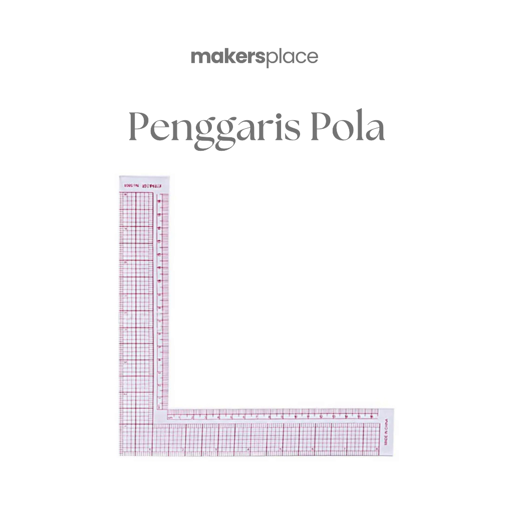 

MAKERSPLACE Penggaris Pola Bentuk L Penggaris Siku L