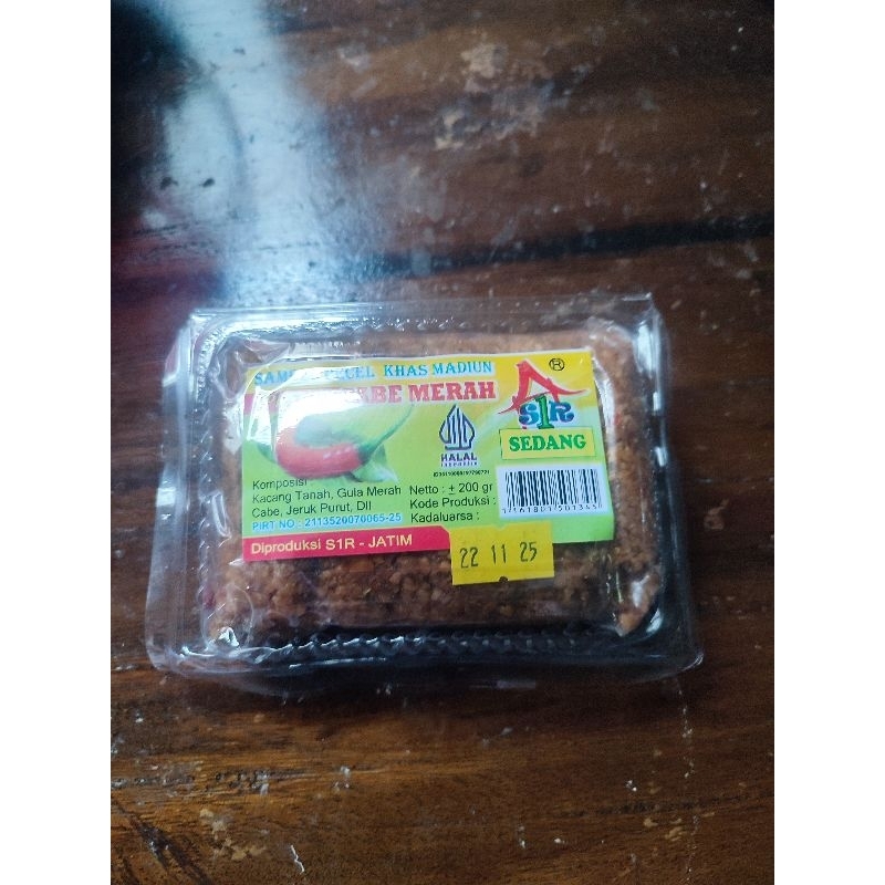 

Sambel Pecel Asli Madiun Cabe Merah