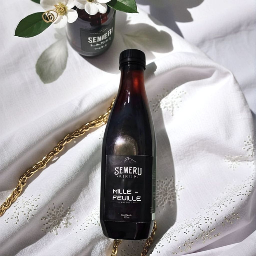 

Semeru Sirup - Syrup Mille-Feuille 500ml - Sirup Minuman Rasa Mille-Feuille