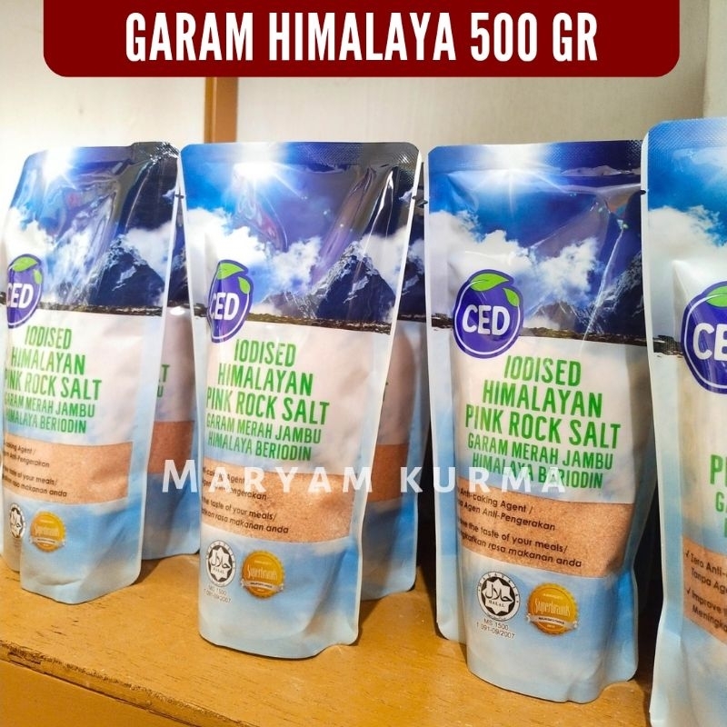 

GARAM HIMALAYA 500GR HIMALAYAN PINK SALT ORGANIC