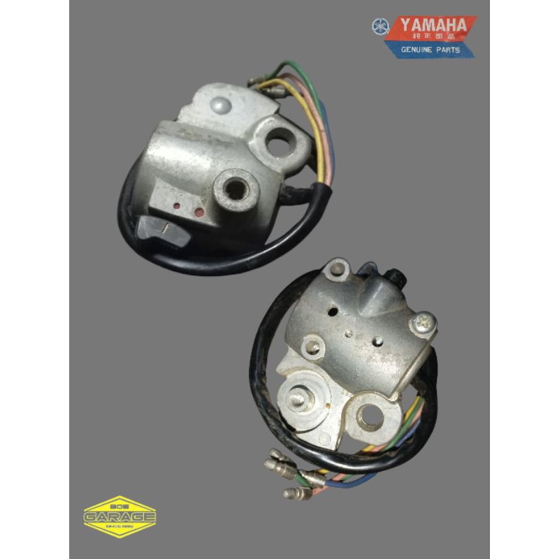 saklar holder kiri yamaha u50 u70 u5 u7 nos original japan