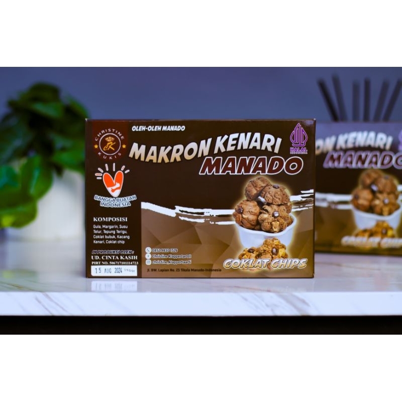 

Makron Kenari Manado 250gr (Coklat)
