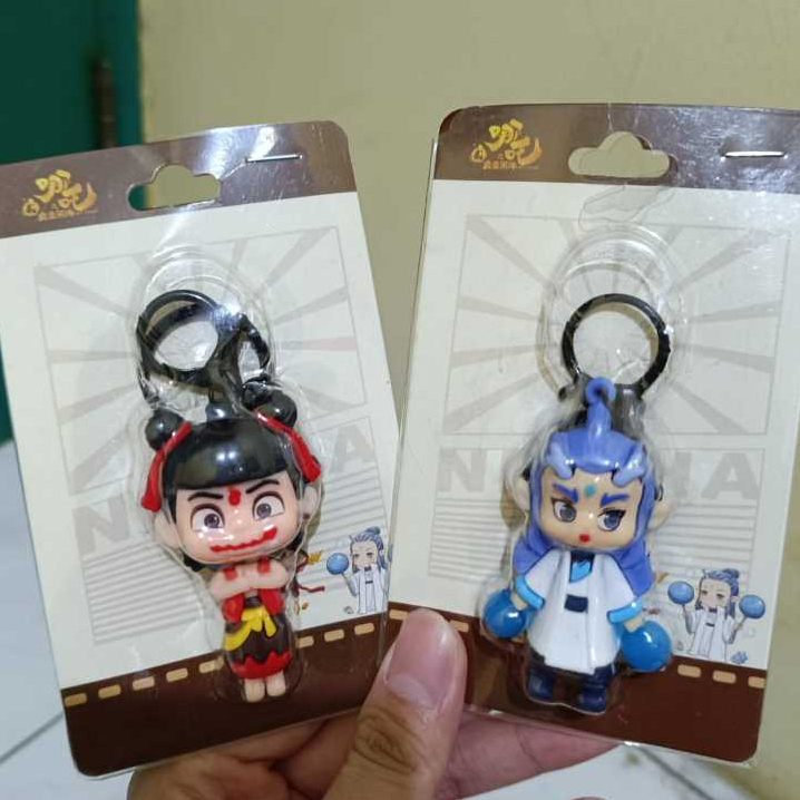 READY Gantungan Kunci Karakter Ne Zha dan Ao Bing