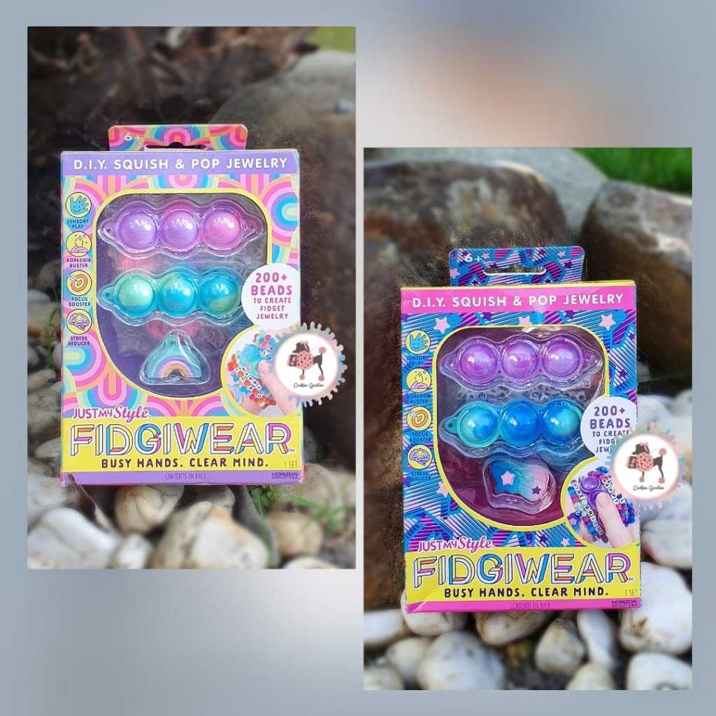 Fidgiwear Rainbow DIY Squish & Pop Jewelry Making Kit