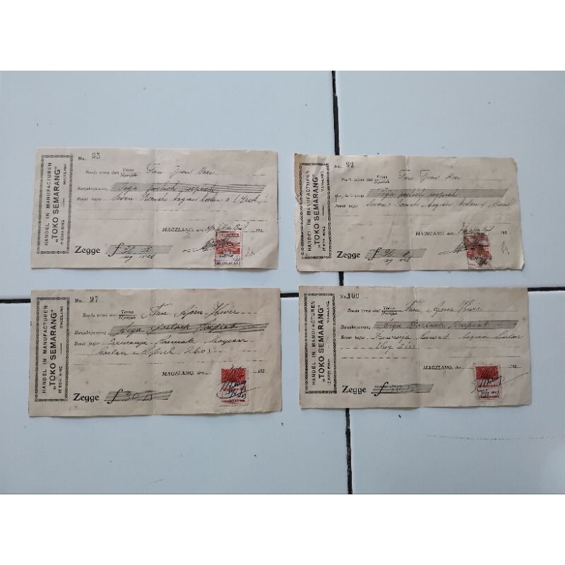 

KWITANSI LAWAS JAMAN DAI NIPPON / TAHUN 2603