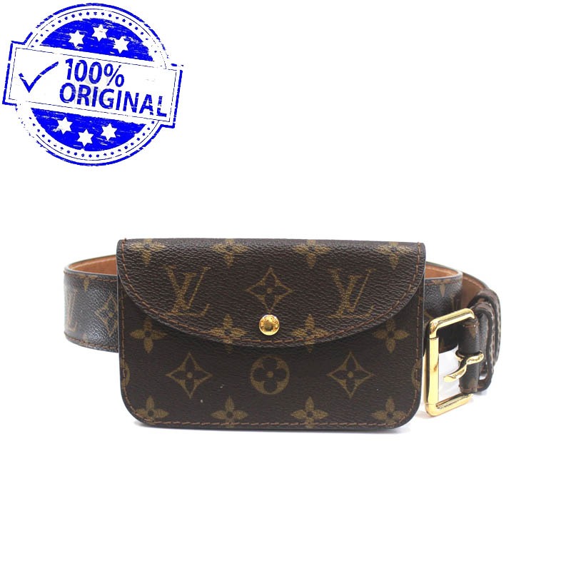 Preloved LV Louis Vuitton Monogram Ceinture Pochette Belt Bag 2007