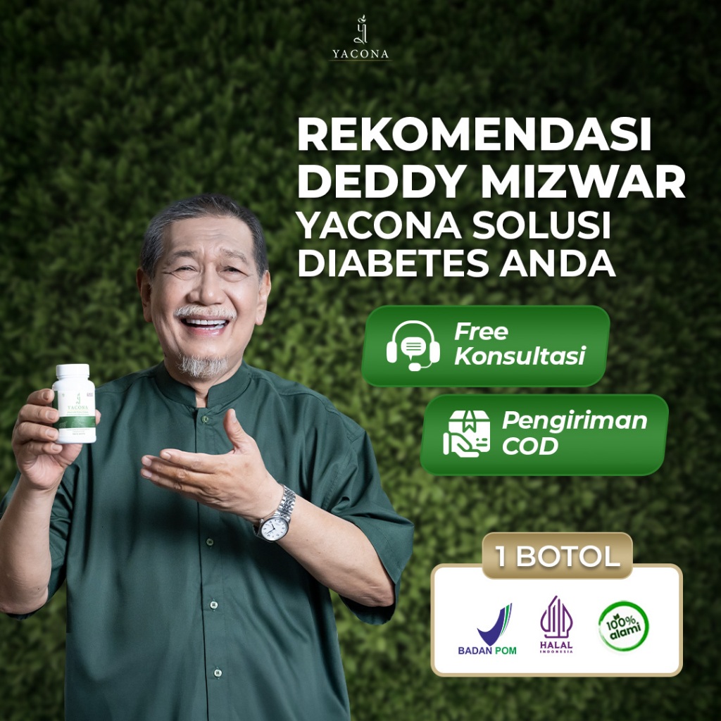 Yacona Kapsul Diabetes Herbal Diabetes Turunkan Gula Darah Tinggi 60 Kapsul