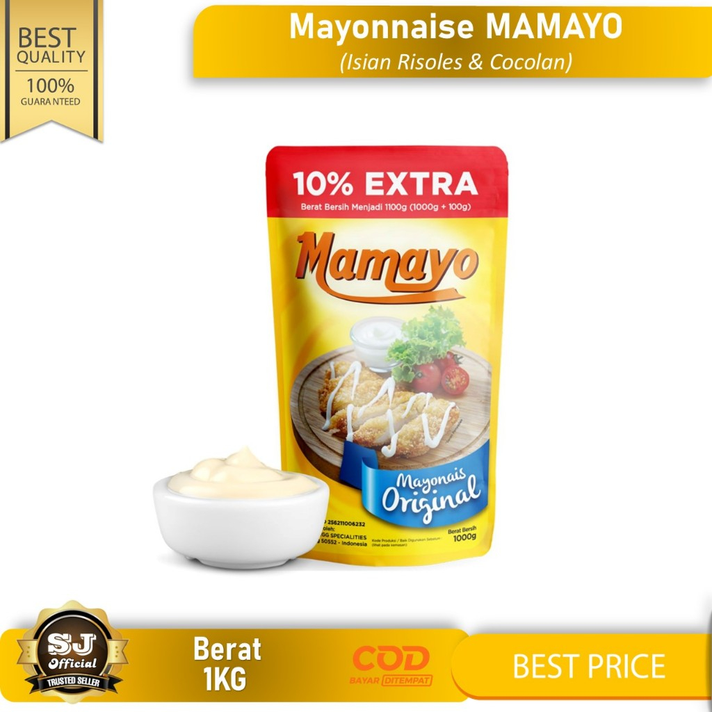 

Mayonnaise MAMAYO ORIGINAL 1kg - Sauce Mayonnaise MAMAYO