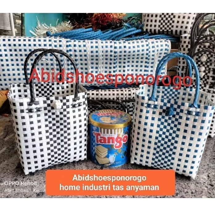 Tas besek anyaman kotak persegi | tas hajatan untuk kotak nasi dan thinwhall | tas kondangan