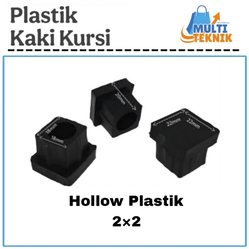 Plastik Hollow Holo Kaki Kursi Meja Tutup Besi