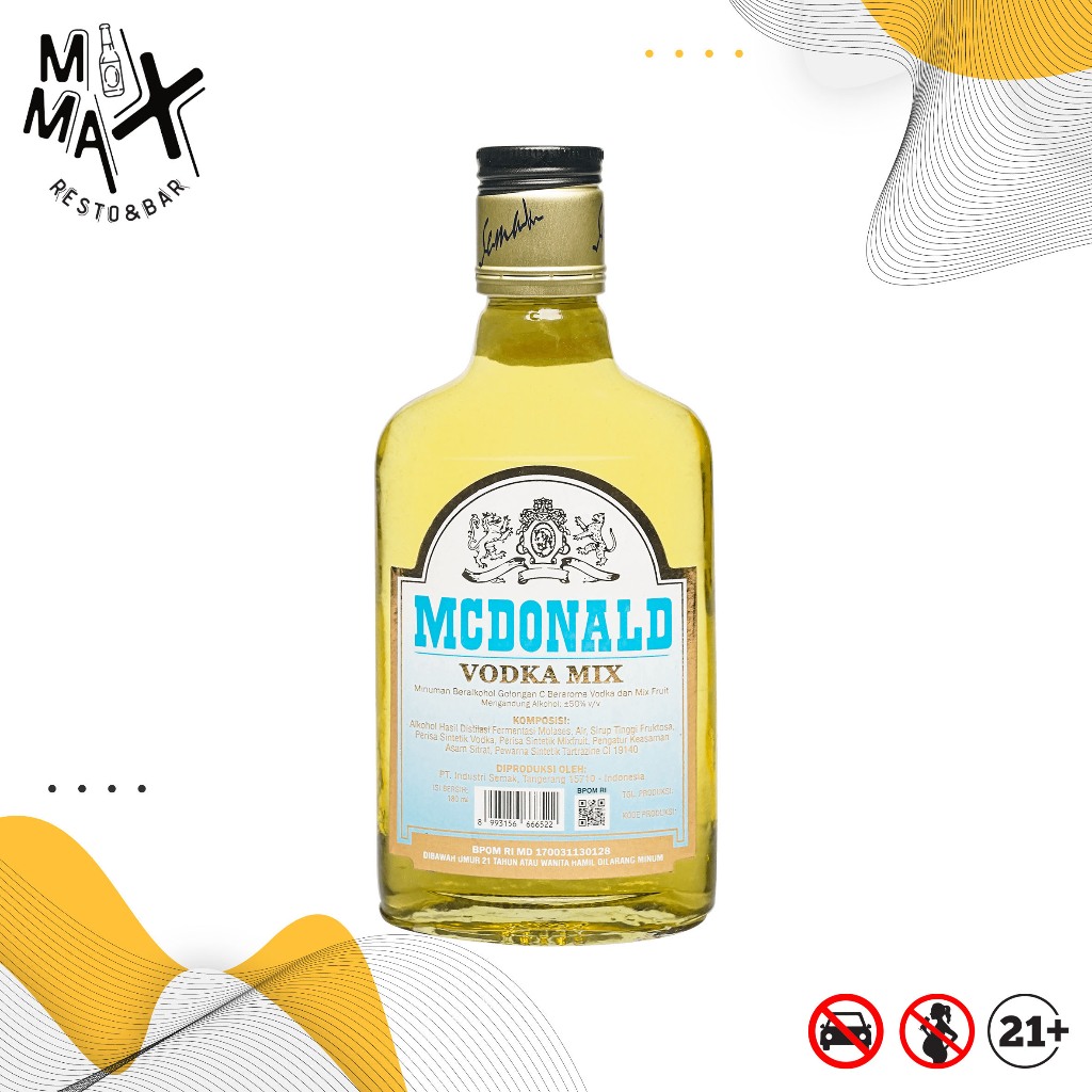 McDonald Vodka Mix - 180 ml