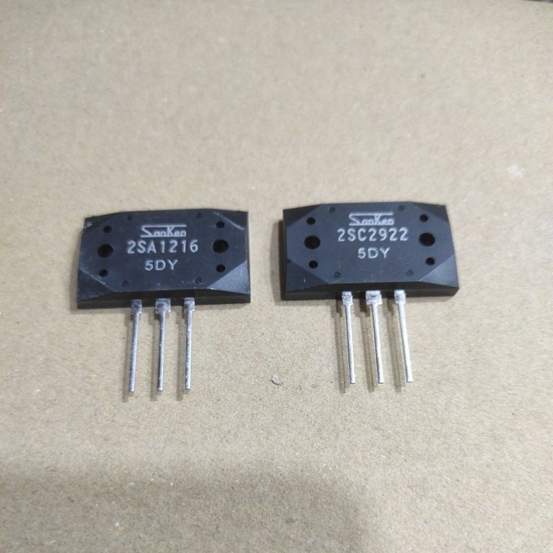 1 set Transistor Final Sanken 2SC2922 2SA1216 5DY Original