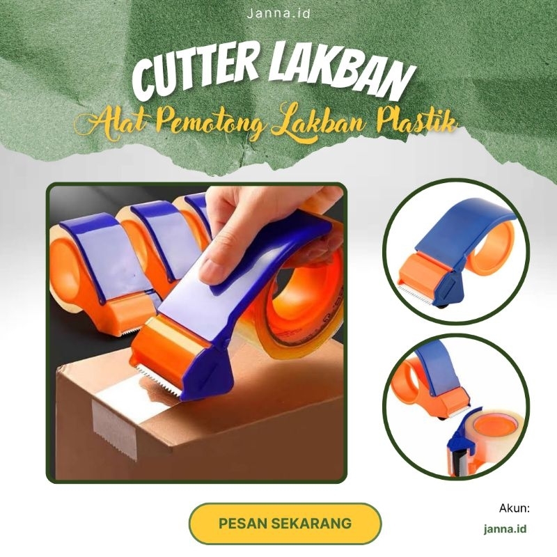 

TAPE CUTTER / CUTTER LAKBAN / ALAT PEMOTONG LAKBAN