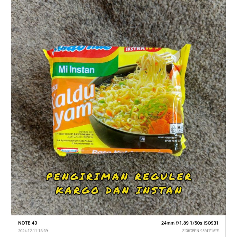 

INDOMIE ~ MIE INSTAN KALDU AYAM 75gr